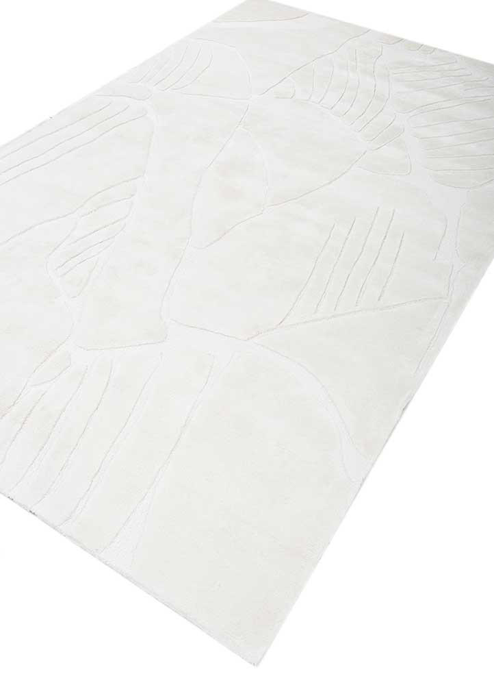 cera ivory viscose hand tufted Rug - FoldShot cera ivory viscose hand tufted Rug - FoldShot