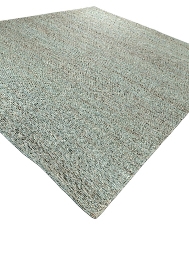 hula blue jute and hemp hand knotted Rug - FoldShot hula blue jute and hemp hand knotted Rug - FoldShot