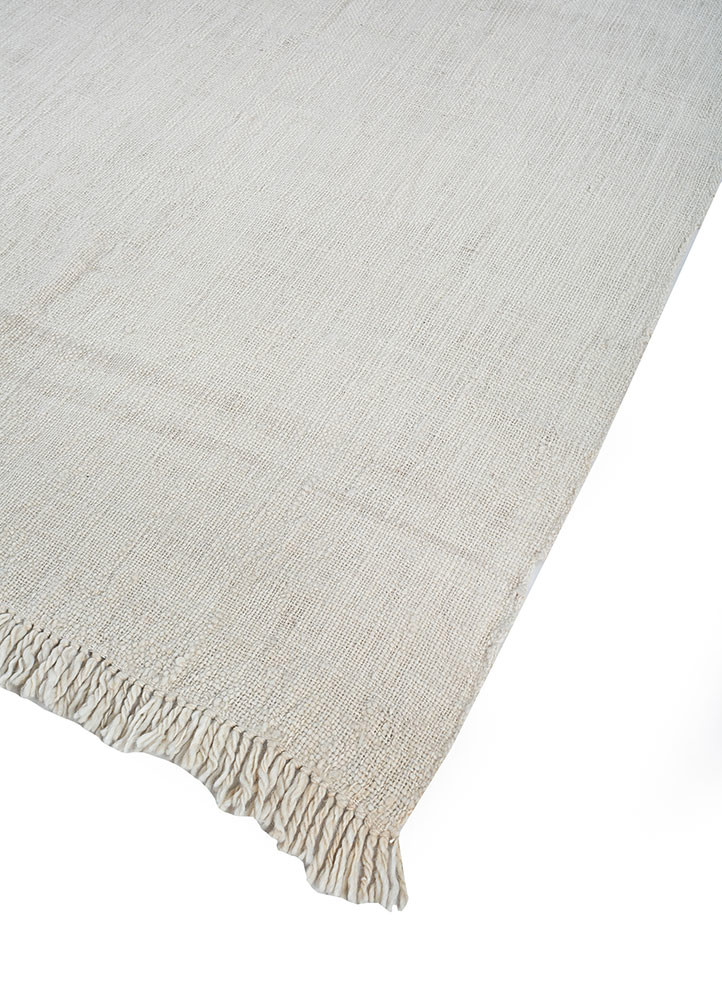bespoke sile ivory alpaca wool hand loom Home Textile - FoldShot