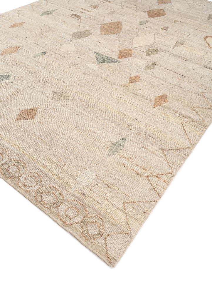 manifest ivory wool hand knotted Rug - FoldShot manifest ivory wool hand knotted Rug - FoldShot
