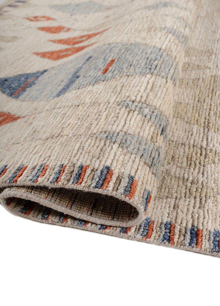 manifest ivory wool hand knotted Rug - FoldShot manifest ivory wool hand knotted Rug - FoldShot