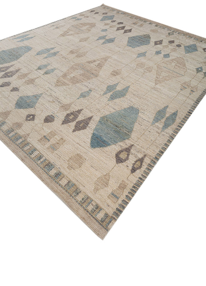 manifest ivory wool hand knotted Rug - FoldShot