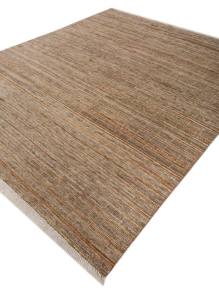 manifest beige and brown afghan wool hand knotted Rug - FoldShot manifest beige and brown afghan wool hand knotted Rug - FoldShot