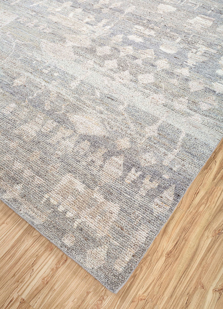 manifest grey and black afghan wool hand knotted Rug - FoldShot manifest grey and black afghan wool hand knotted Rug - FoldShot