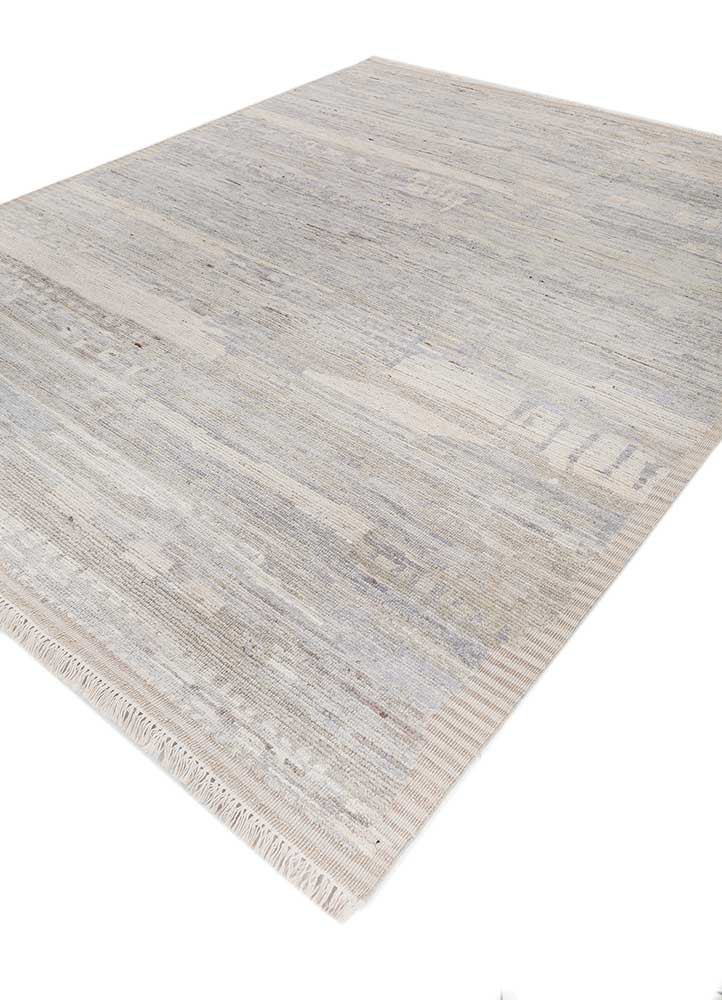 blythe grey and black afghan wool hand knotted Rug - FoldShot blythe grey and black afghan wool hand knotted Rug - FoldShot