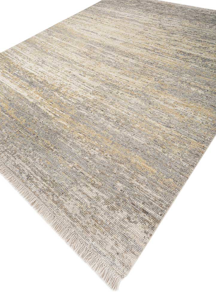 manifest ivory afghan wool hand knotted Rug - FoldShot