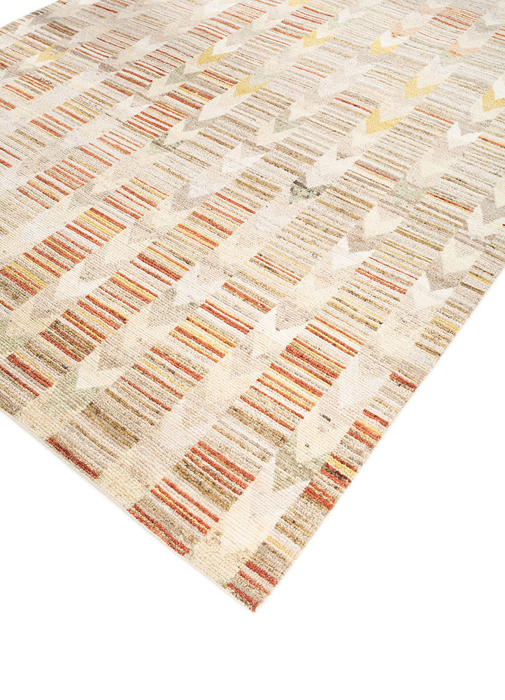 manifest ivory wool hand knotted Rug - FoldShot manifest ivory wool hand knotted Rug - FoldShot