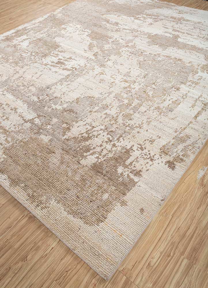 never young beach rug 新品未使用 Uvenuti Ivory Hand Knotted Afghan Wool Rugs - Re-1345 - Jaipur Rugs IN