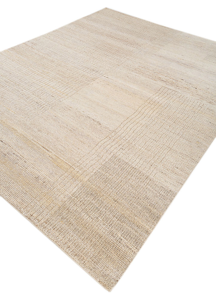 manifest ivory wool hand knotted Rug - FoldShot manifest ivory wool hand knotted Rug - FoldShot