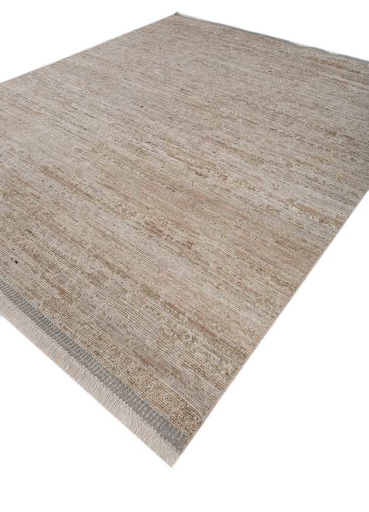 manifest ivory afghan wool hand knotted Rug - FoldShot