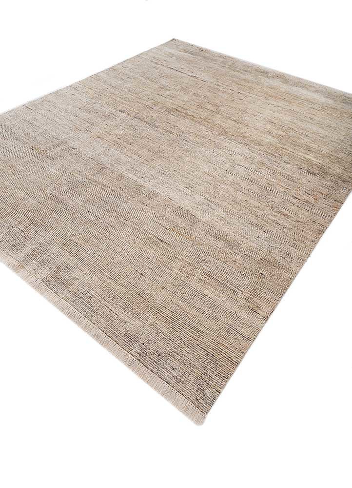 manifest ivory afghan wool hand knotted Rug - FoldShot
