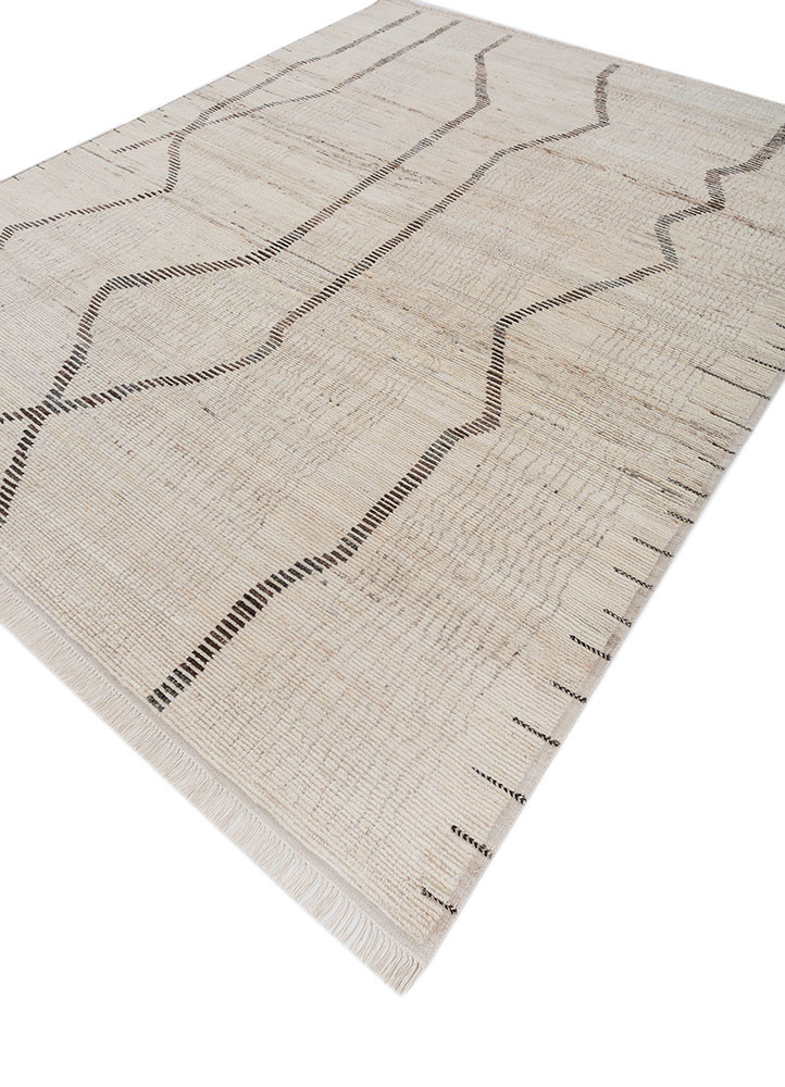 manifest ivory afghan wool hand knotted Rug - FoldShot manifest ivory afghan wool hand knotted Rug - FoldShot