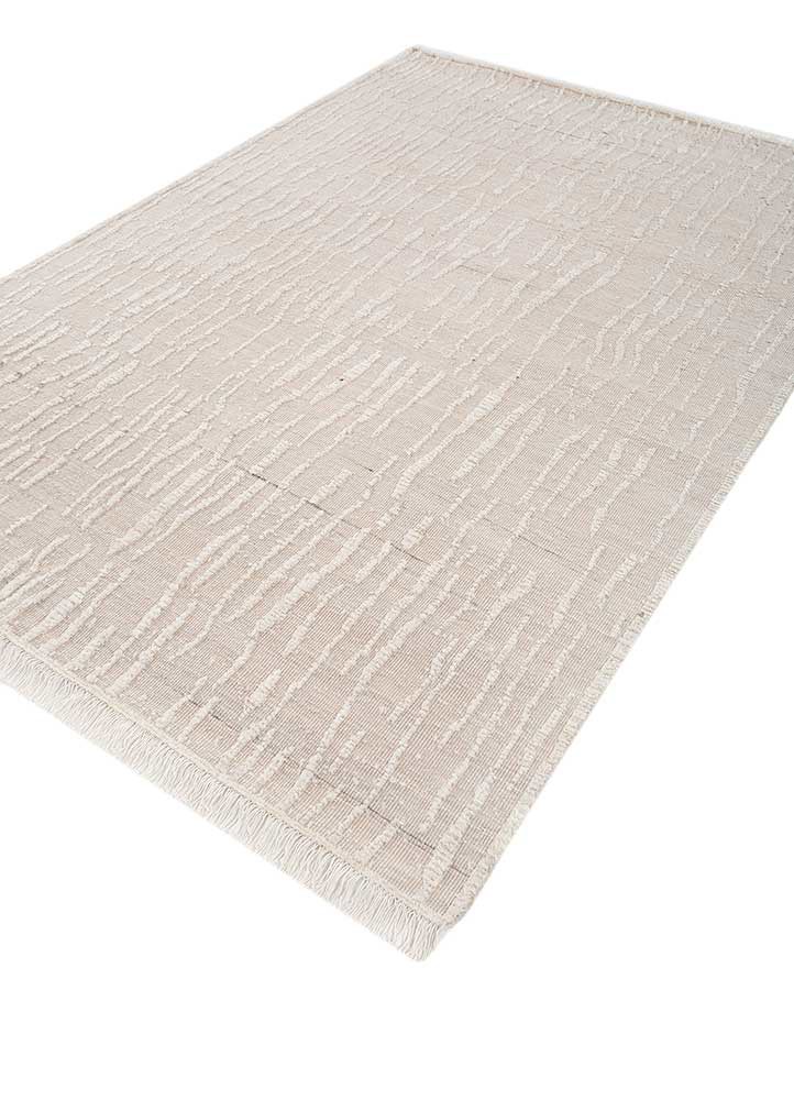 manifest ivory afghan wool hand knotted Rug - FoldShot