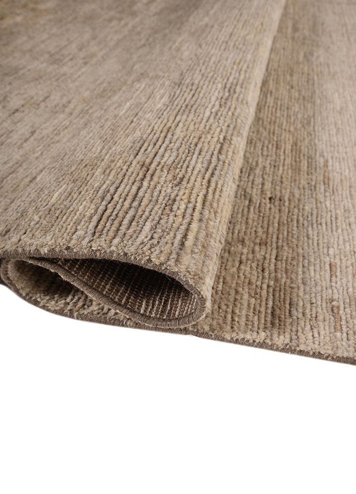 manifest beige and brown wool hand knotted Rug - FoldShot manifest beige and brown wool hand knotted Rug - FoldShot