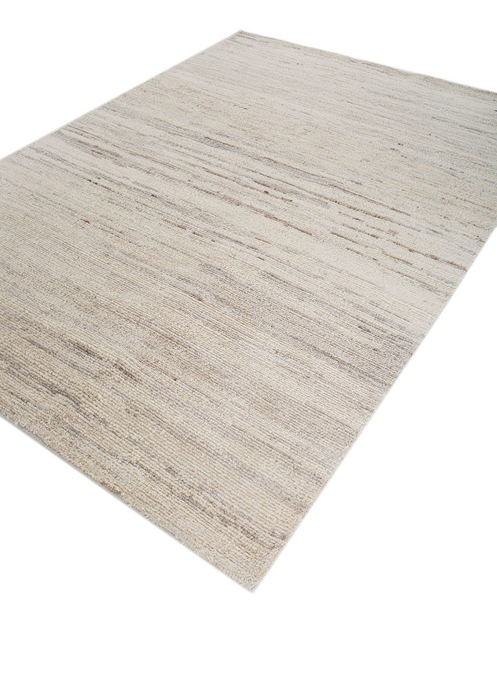 manifest ivory afghan wool hand knotted Rug - FoldShot