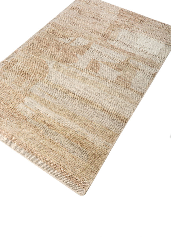 blythe beige and brown wool hand knotted Rug - FoldShot blythe beige and brown wool hand knotted Rug - FoldShot