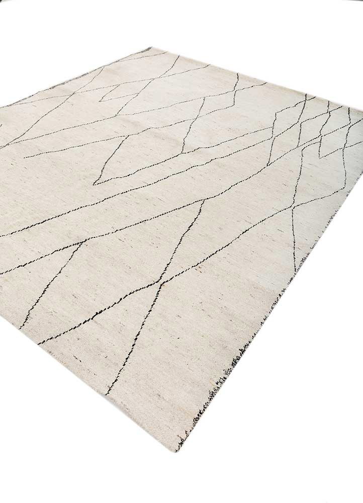 manifest ivory wool hand knotted Rug - FoldShot