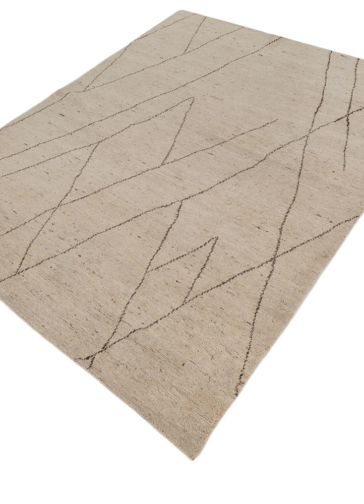 manifest ivory wool hand knotted Rug - FoldShot manifest ivory wool hand knotted Rug - FoldShot