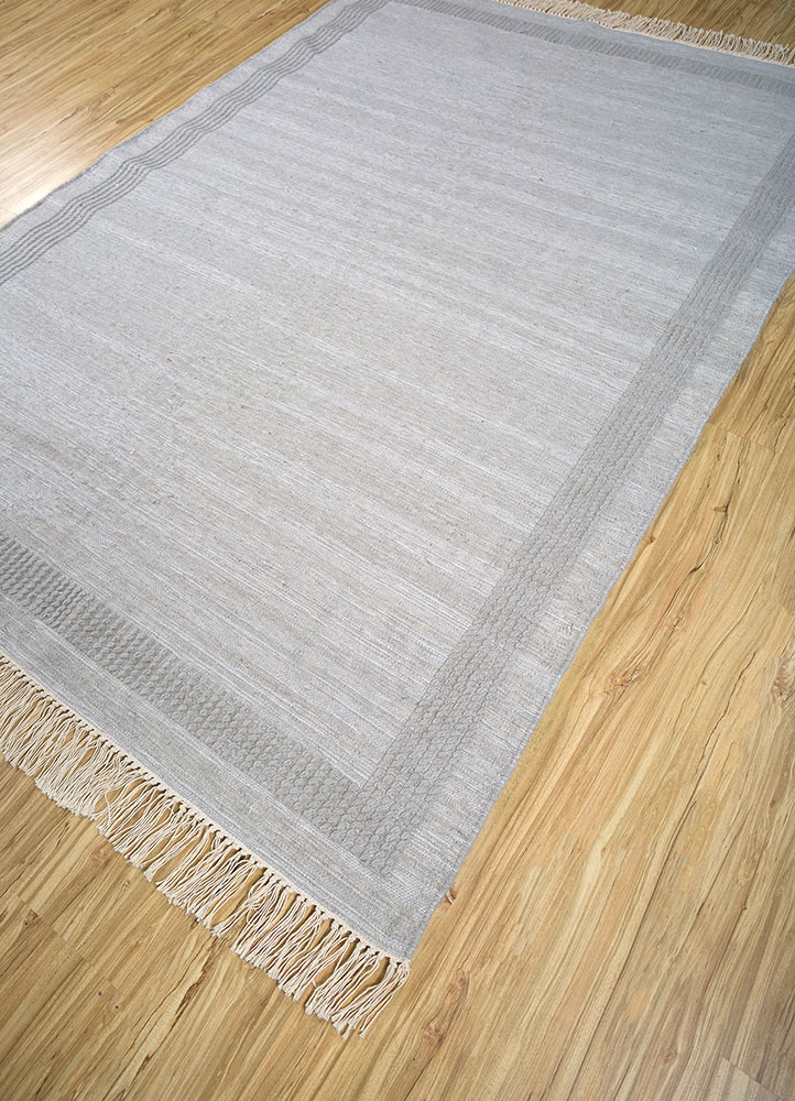 abrash grey and black wool flat weaves Rug - FoldShot abrash grey and black wool flat weaves Rug - FoldShot