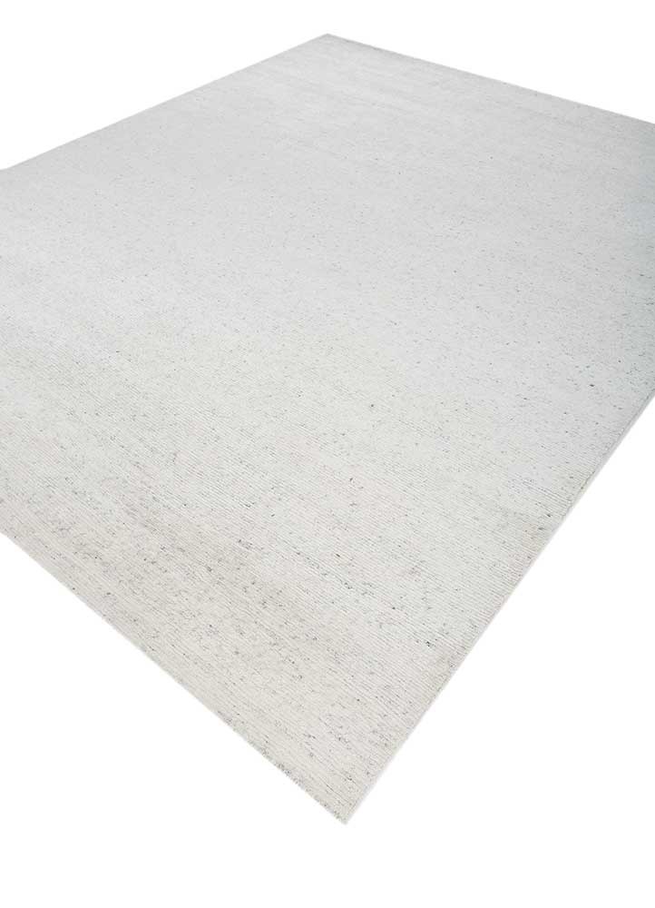 hula ivory wool hand knotted Rug - FoldShot