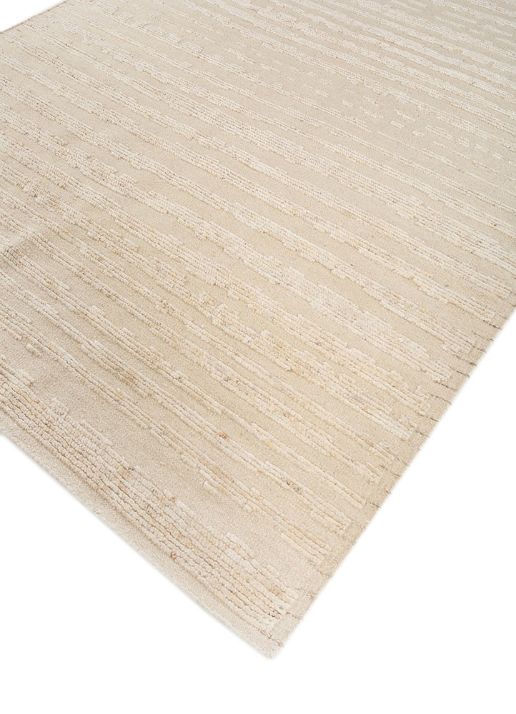 manifest beige and brown wool hand knotted Rug - FoldShot manifest beige and brown wool hand knotted Rug - FoldShot