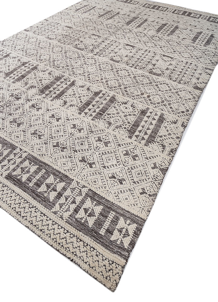 thyme ivory wool hand knotted Rug - FoldShot thyme ivory wool hand knotted Rug - FoldShot