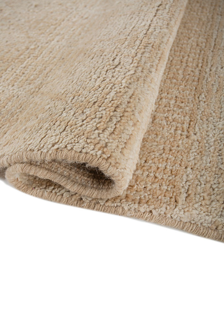 thyme beige and brown wool hand knotted Rug - FoldShot thyme beige and brown wool hand knotted Rug - FoldShot