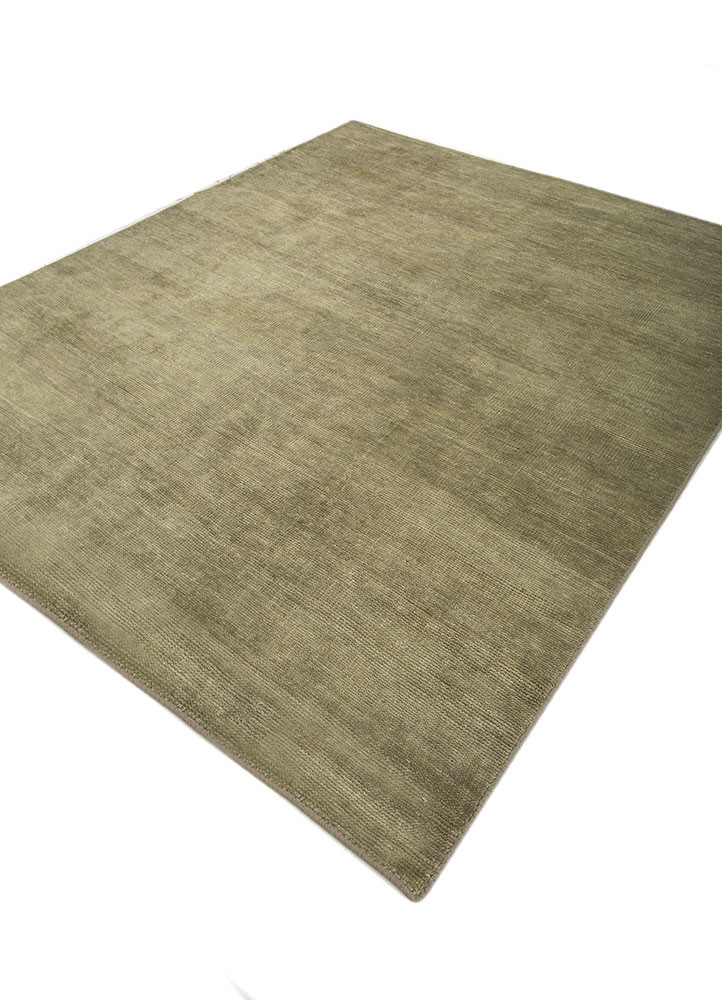 aprezo green wool hand knotted Rug - FoldShot aprezo green wool hand knotted Rug - FoldShot