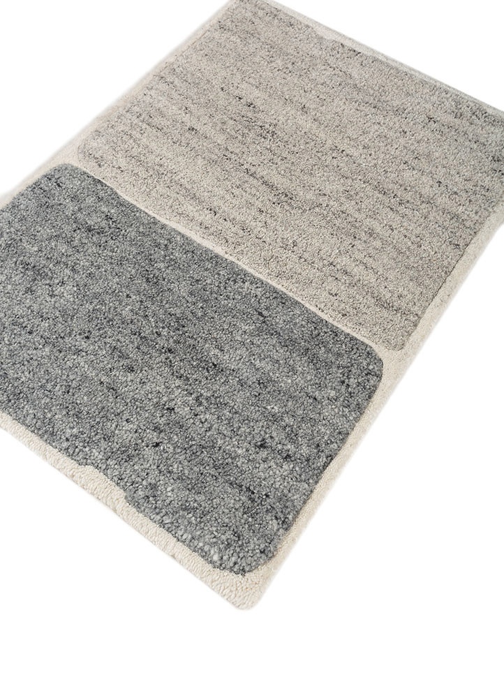 aprezo beige and brown wool hand knotted Rug - FoldShot aprezo beige and brown wool hand knotted Rug - FoldShot