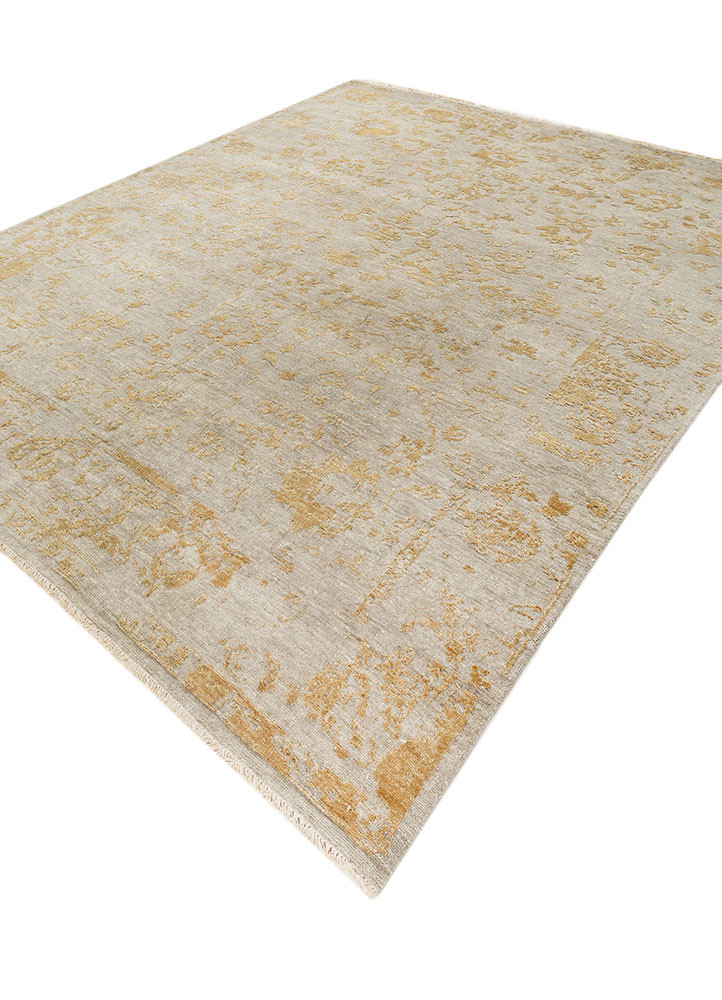 erbe blue wool hand knotted Rug - FoldShot erbe blue wool hand knotted Rug - FoldShot