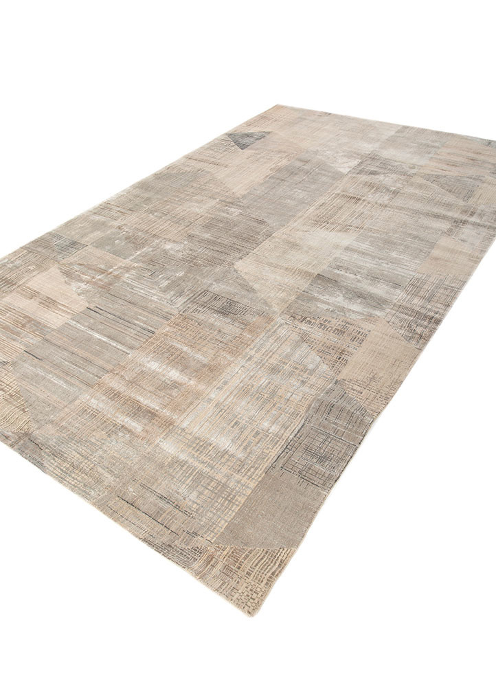 unstring by kavi red and orange wool and bamboo silk hand knotted Rug - FoldShot unstring by kavi red and orange wool and bamboo silk hand knotted Rug - FoldShot