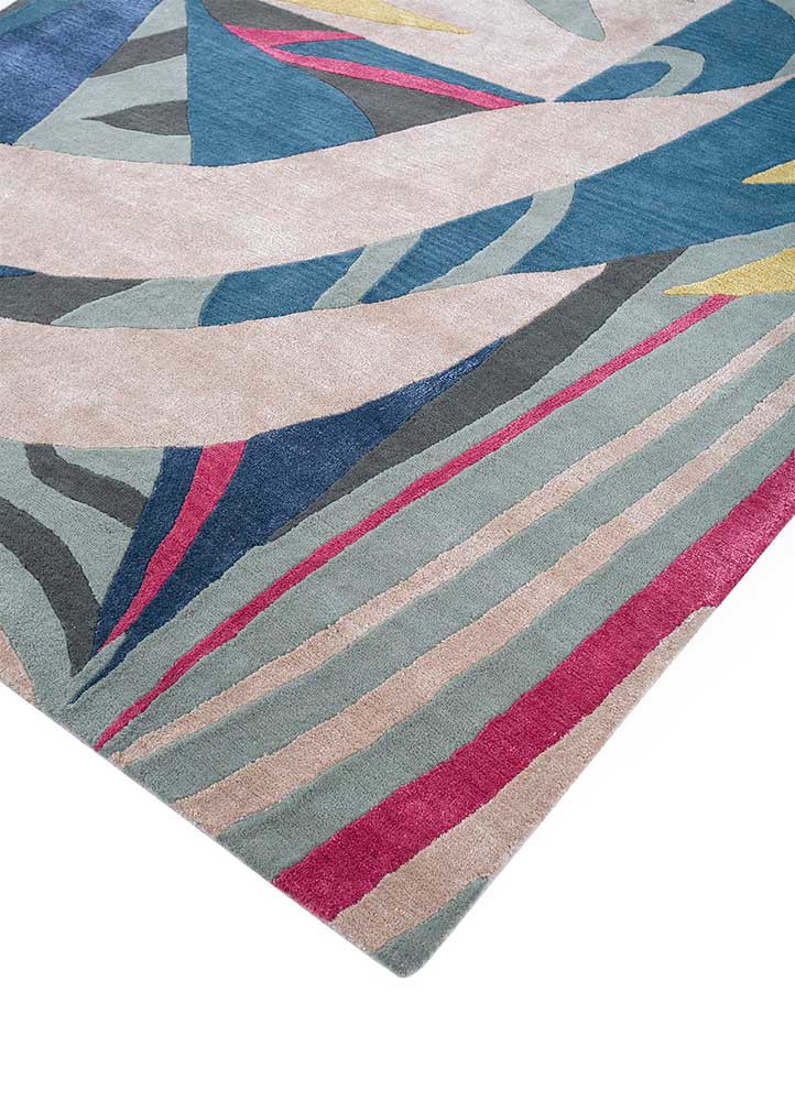 hacienda multi wool and viscose hand tufted Rug - FoldShot hacienda multi wool and viscose hand tufted Rug - FoldShot