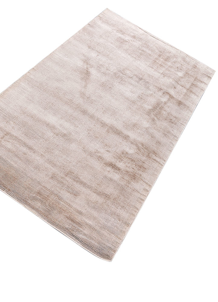 cera beige and brown wool and viscose hand tufted Rug - FoldShot