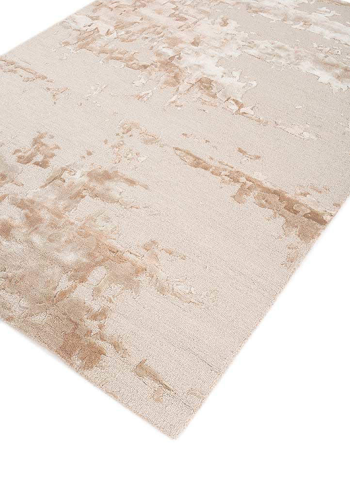 genesis ivory wool and viscose hand tufted Rug - FoldShot genesis ivory wool and viscose hand tufted Rug - FoldShot