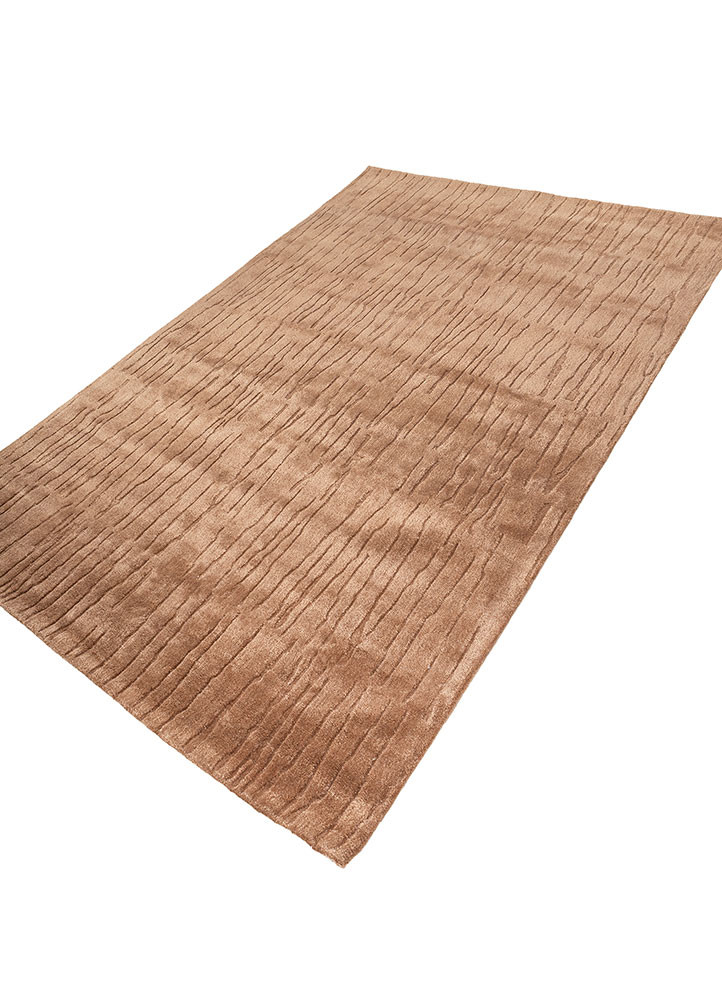 aprezo red and orange wool and viscose hand tufted Rug - FoldShot