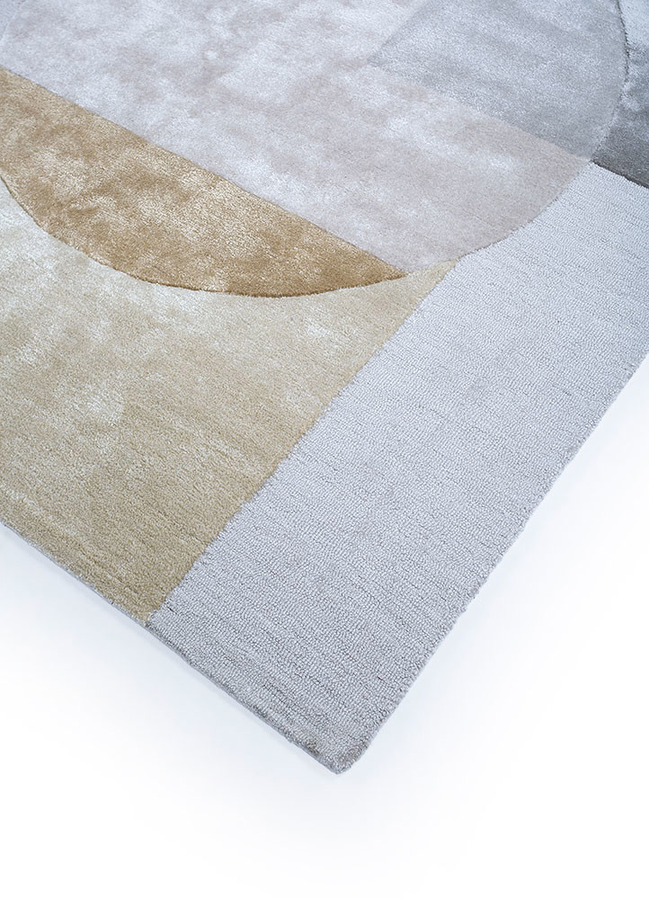 confetti ivory wool and viscose hand tufted Rug - FoldShot confetti ivory wool and viscose hand tufted Rug - FoldShot