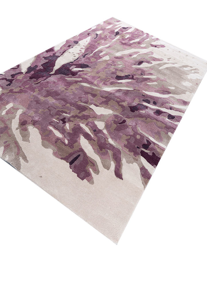 aurelia ivory wool and viscose hand tufted Rug - FoldShot aurelia ivory wool and viscose hand tufted Rug - FoldShot