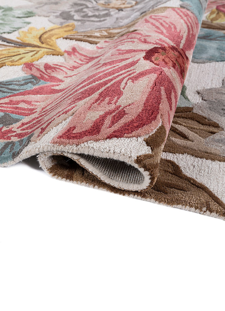 hacienda ivory wool and viscose hand tufted Rug - FoldShot hacienda ivory wool and viscose hand tufted Rug - FoldShot