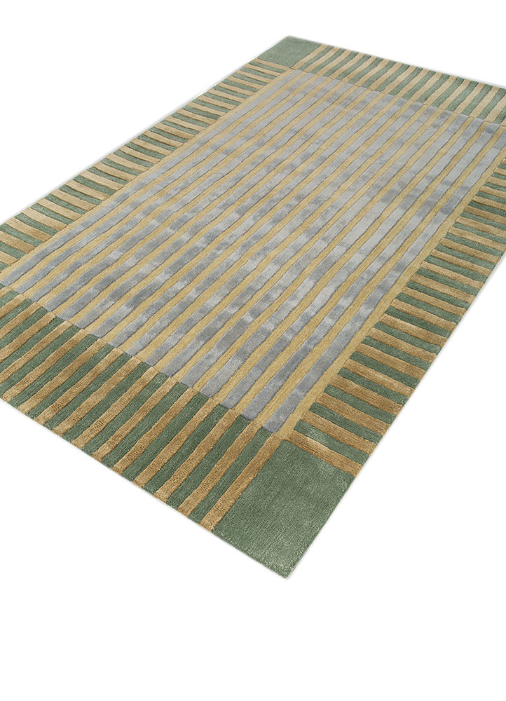 caliedo blue wool and viscose hand tufted Rug - FoldShot caliedo blue wool and viscose hand tufted Rug - FoldShot