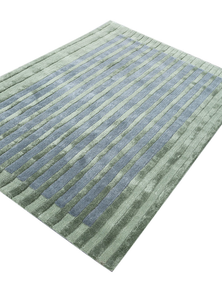 caliedo blue wool and viscose hand tufted Rug - FoldShot caliedo blue wool and viscose hand tufted Rug - FoldShot