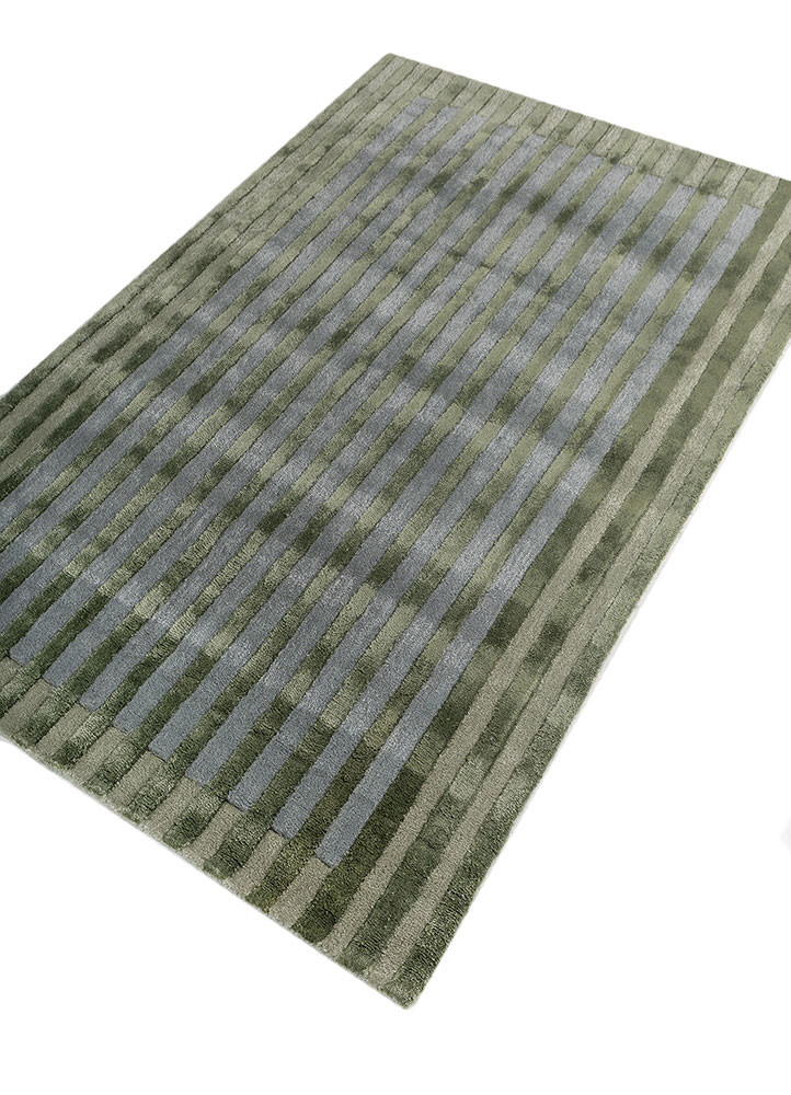 caliedo blue wool and viscose hand tufted Rug - FoldShot caliedo blue wool and viscose hand tufted Rug - FoldShot