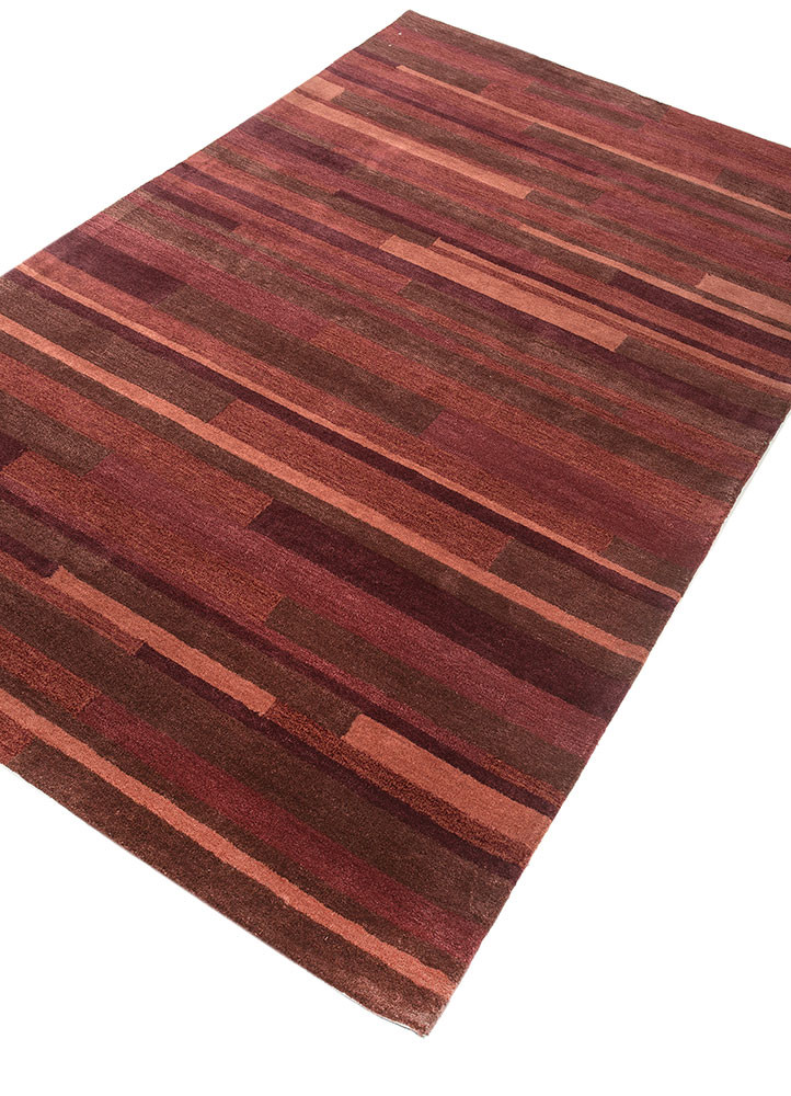 caliedo red and orange wool and viscose hand tufted Rug - FoldShot caliedo red and orange wool and viscose hand tufted Rug - FoldShot