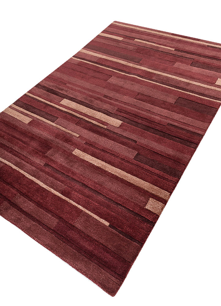 caliedo red and orange wool and viscose hand tufted Rug - FoldShot caliedo red and orange wool and viscose hand tufted Rug - FoldShot