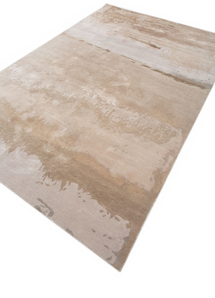 genesis ivory wool and viscose hand tufted Rug - FoldShot genesis ivory wool and viscose hand tufted Rug - FoldShot