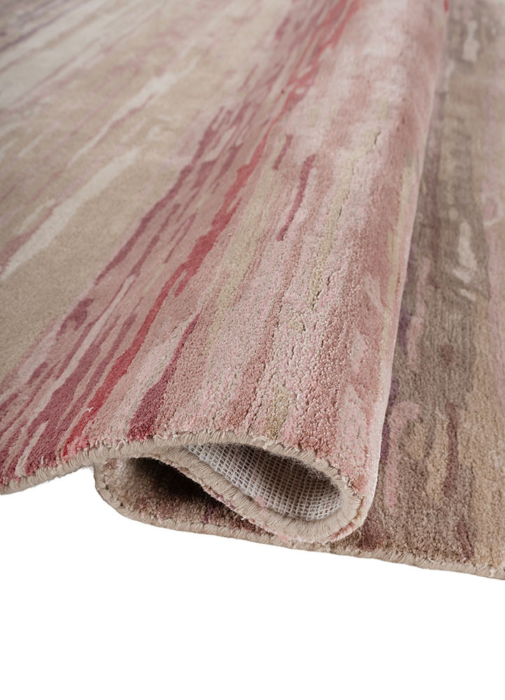 genesis beige and brown wool and viscose hand tufted Rug - FoldShot genesis beige and brown wool and viscose hand tufted Rug - FoldShot