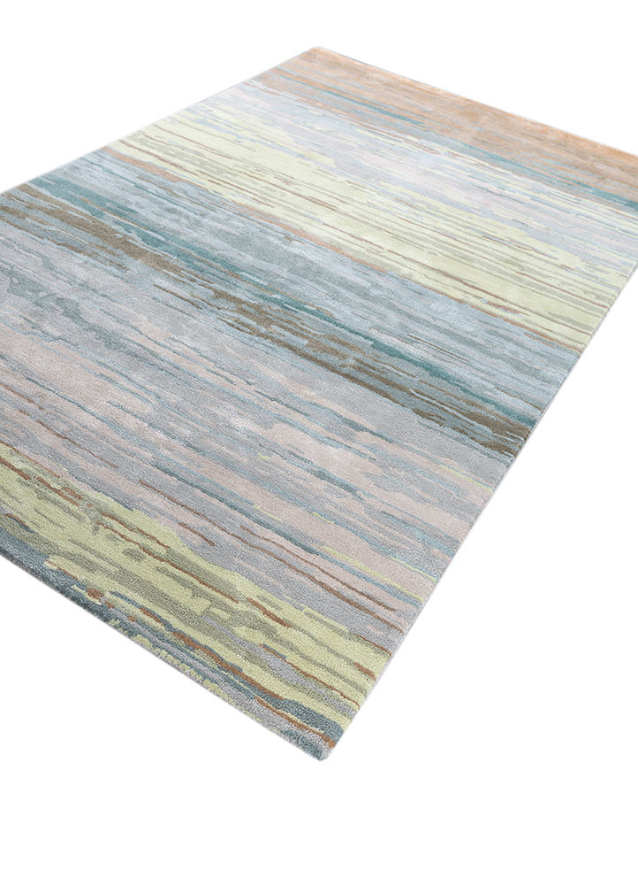 genesis green wool and viscose hand tufted Rug - FoldShot genesis green wool and viscose hand tufted Rug - FoldShot