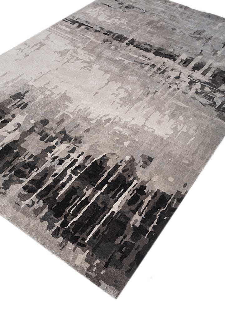 genesis ivory wool and viscose hand tufted Rug - FoldShot genesis ivory wool and viscose hand tufted Rug - FoldShot