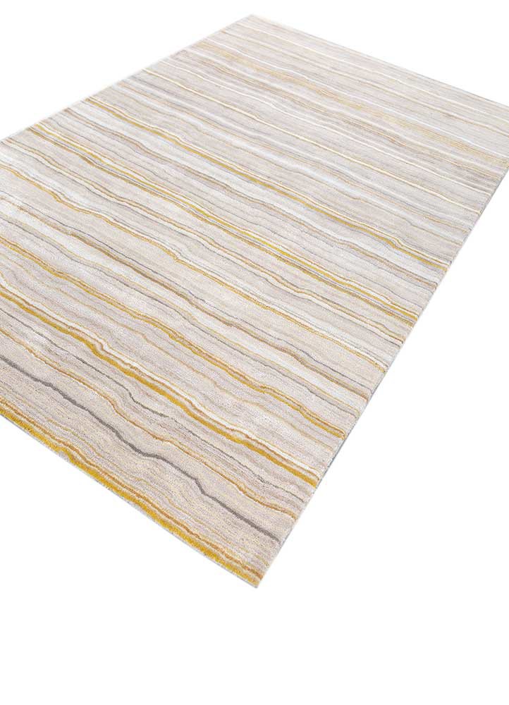 genesis ivory wool and viscose hand tufted Rug - FoldShot