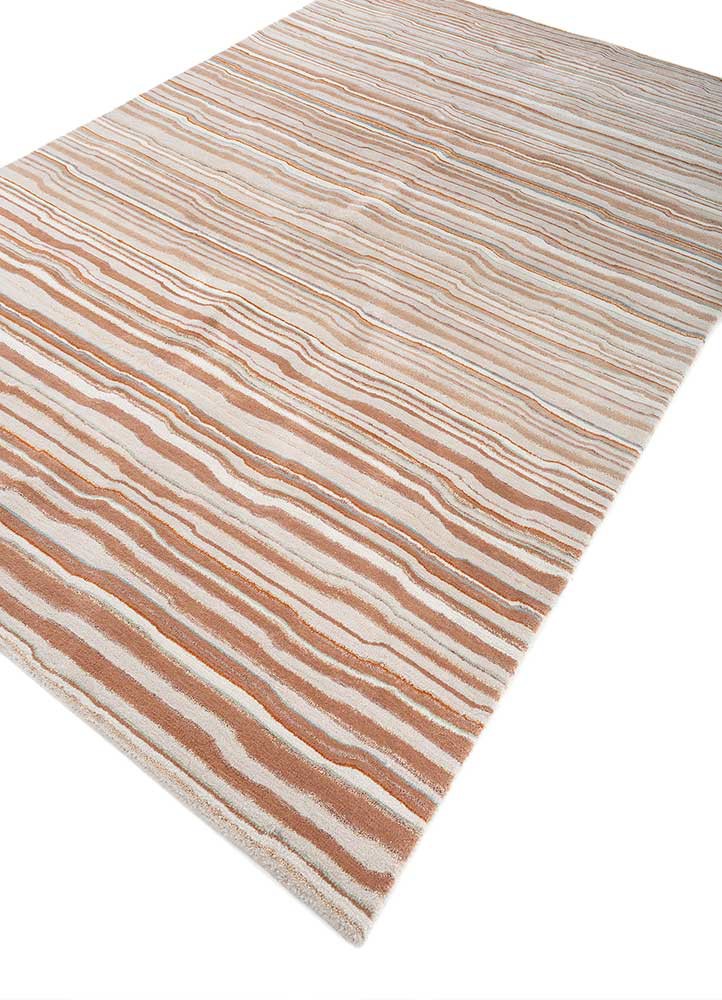 genesis ivory wool and viscose hand tufted Rug - FoldShot