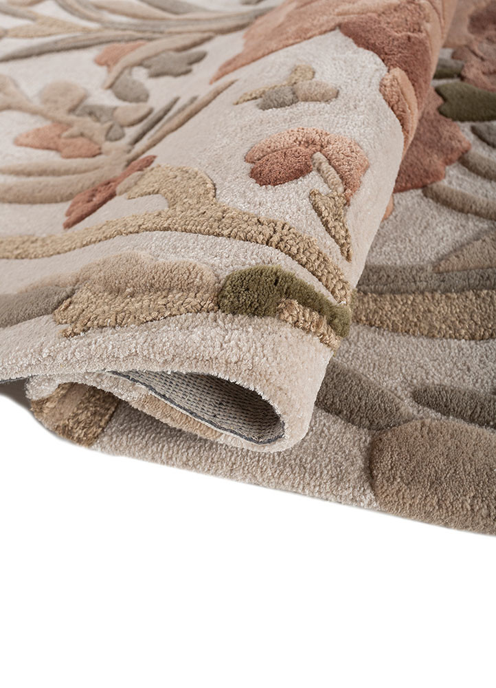 nebulora ivory wool and viscose hand tufted Rug - FoldShot nebulora ivory wool and viscose hand tufted Rug - FoldShot